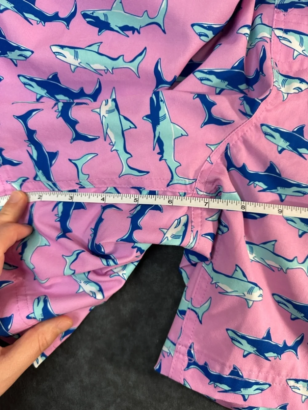 Member's Mark Shark Print Pink Men's Swim Shorts Size XL